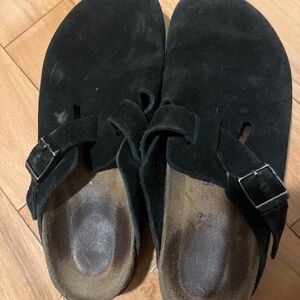 Birkenstock soft bed narrow Boston clogs